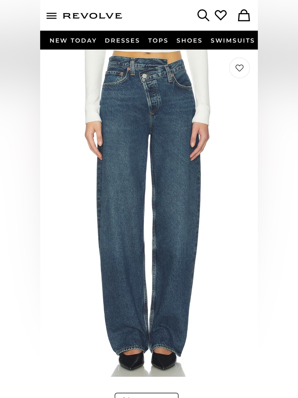 Agolde Arc Criss Cross Jean